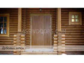 Входные деревянные двери для дома